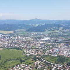 Verortung via Georeferenzierung der Kamera: Aufgenommen in der Nähe von Okres Humenné, Slowakei in 800 Meter